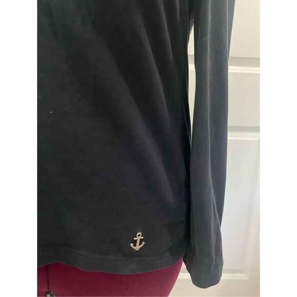 nautica black shoulder buttons long sleeve size XL - Picture 2 of 9